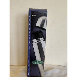 Car-go Drinkware New In Box Thermos 1 Liter (33.8 Oz) Stainless Steele